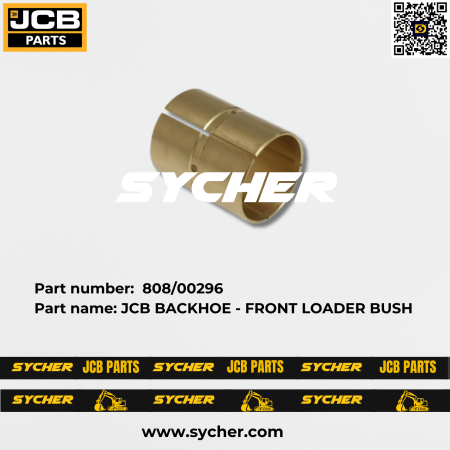 JCB BACKHOE - FRONT LOADER BUSH, Part number: 808/00296