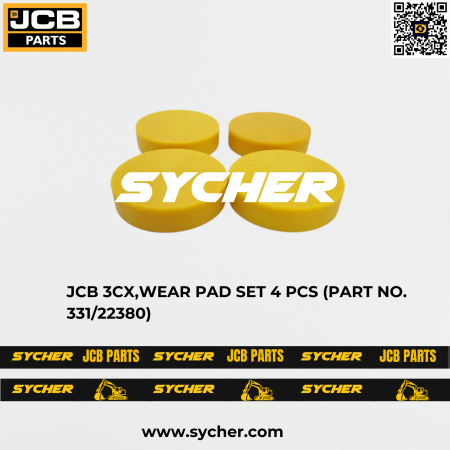 JCB 3CX,WEAR PAD SET 4 PCS (PART NO. 331/22380)