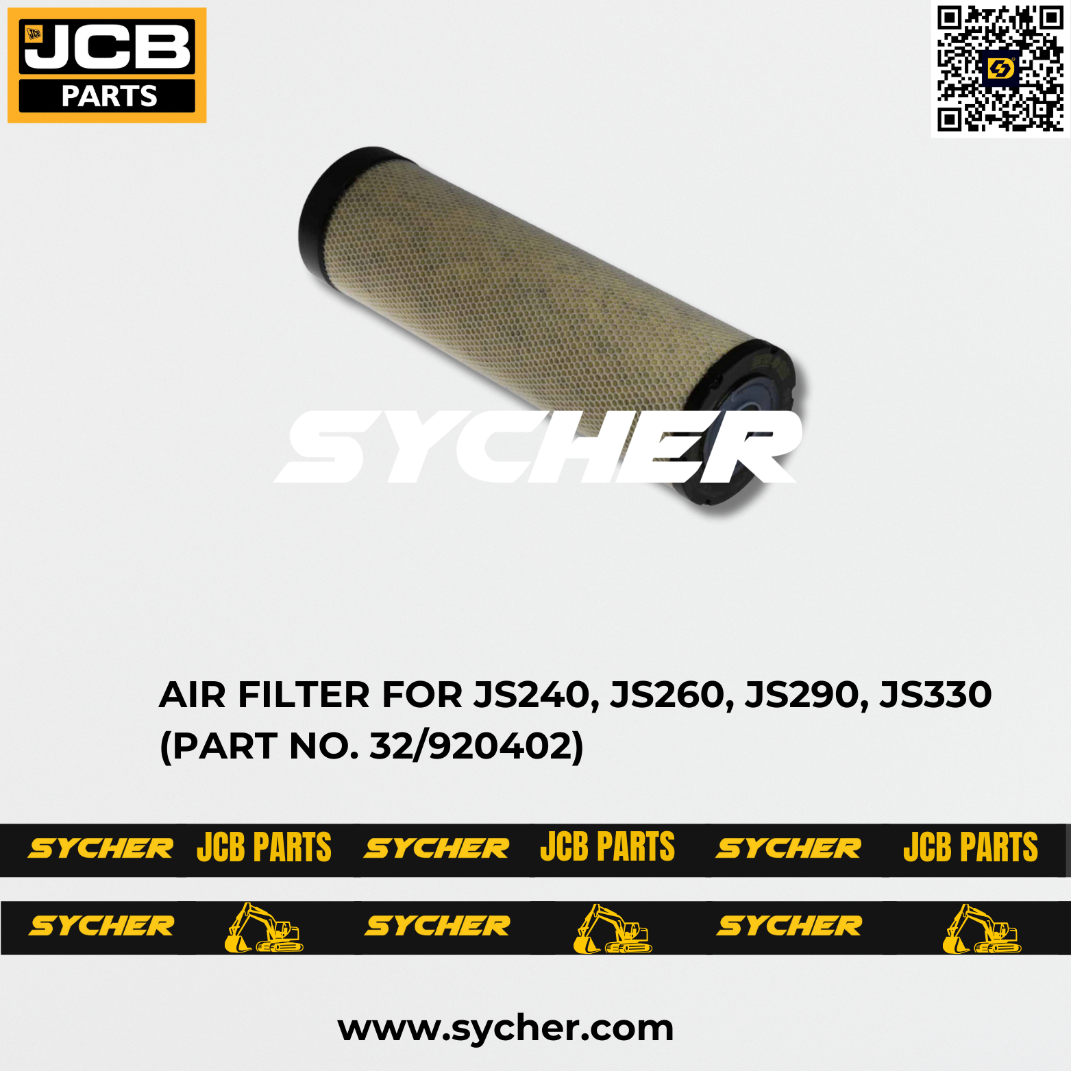 AIR FILTER FOR JS240, JS260, JS290, JS330 (PART NO. 32/920402)