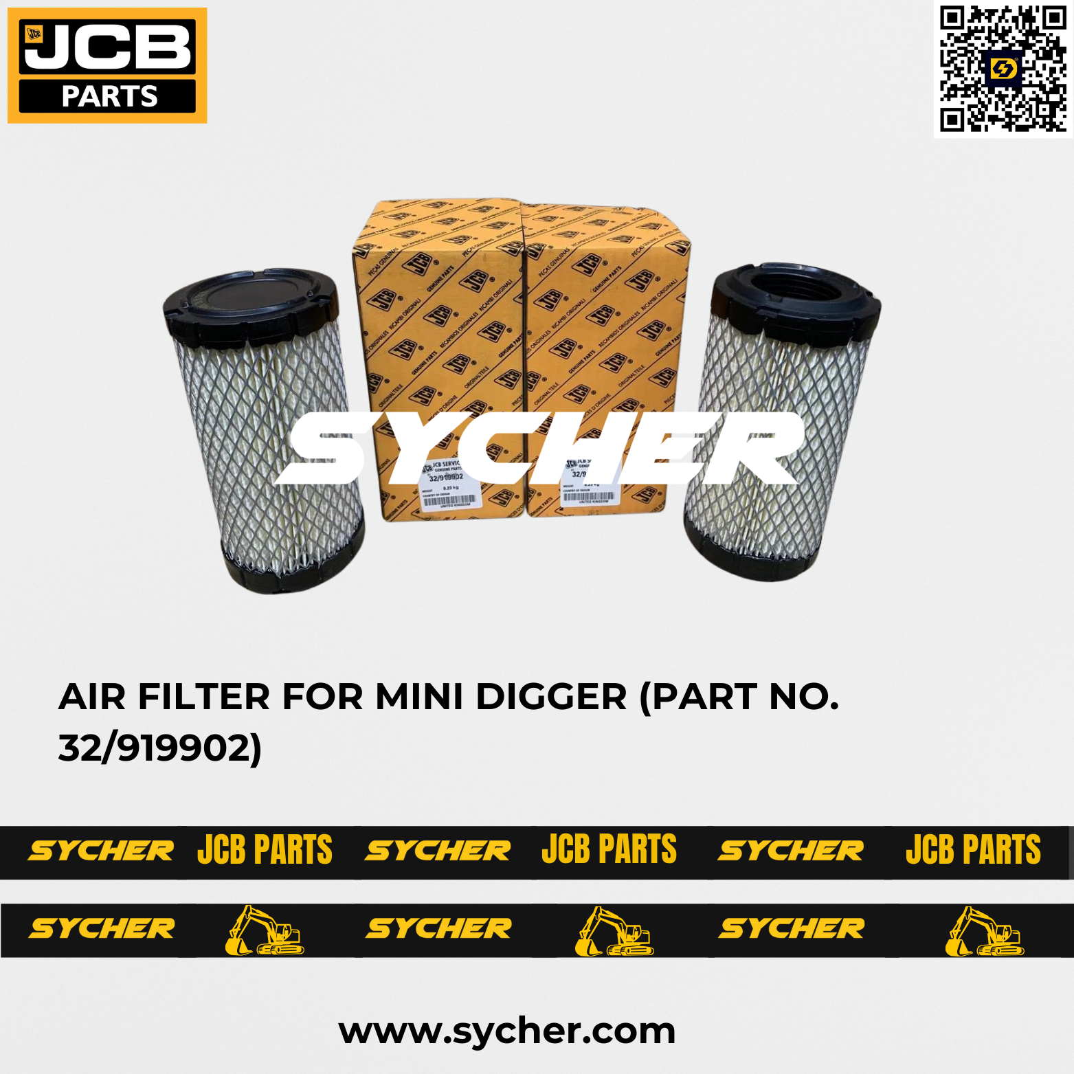 AIR FILTER FOR MINI DIGGER (PART NO. 32/919902)