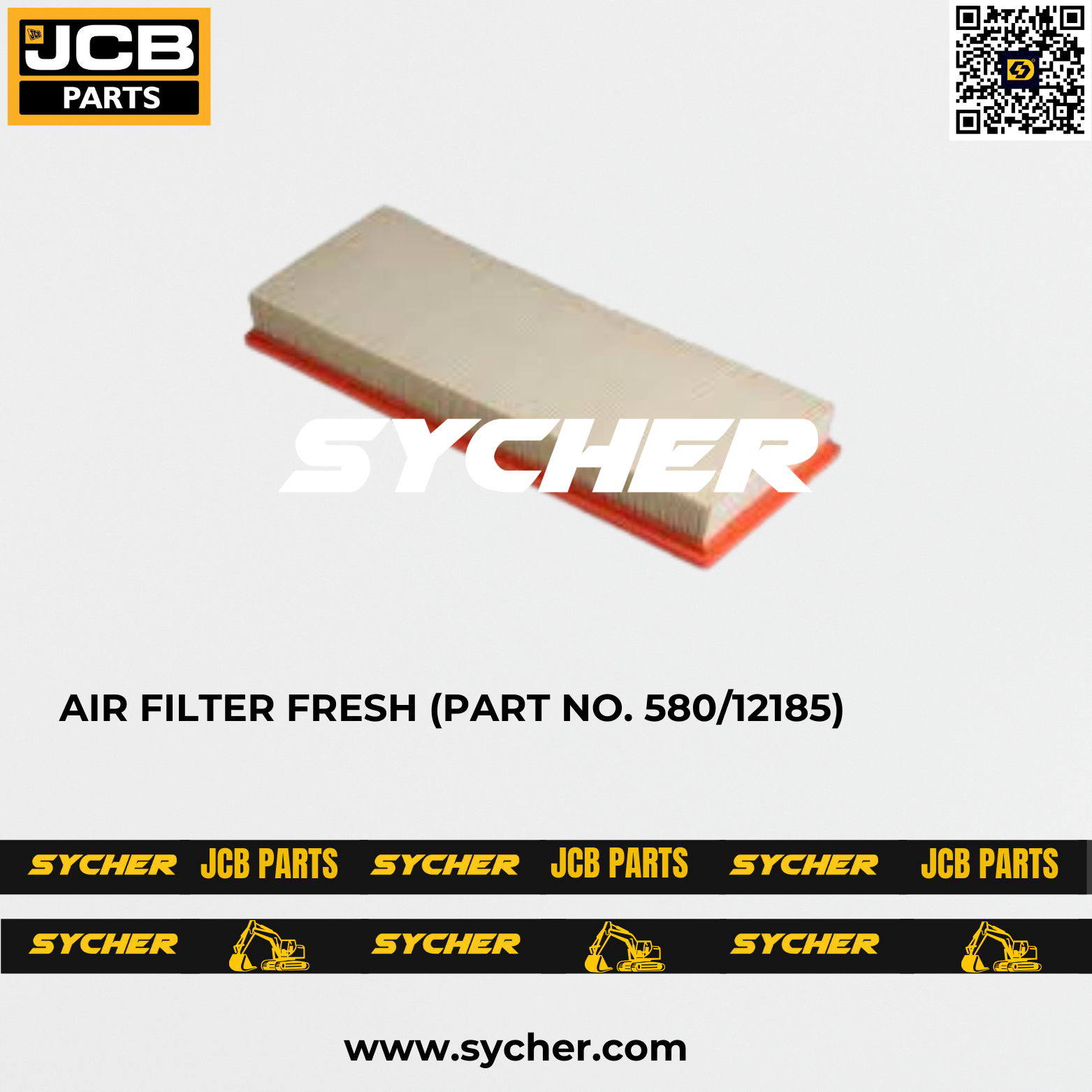 AIR FILTER FRESH (PART NO. 580/12185)