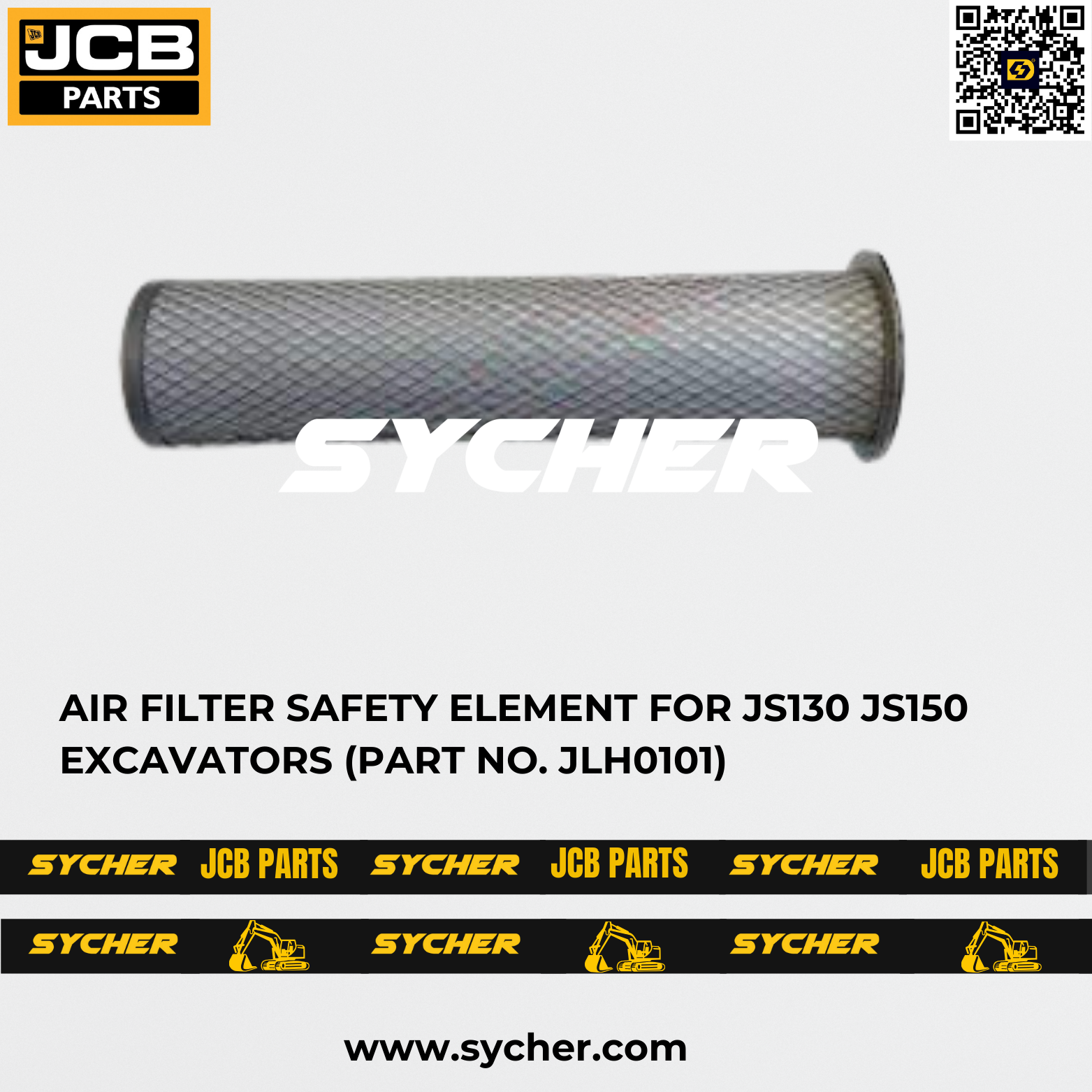 AIR FILTER SAFETY ELEMENT FOR JS130 JS150 EXCAVATORS (PART NO. JLH0101)