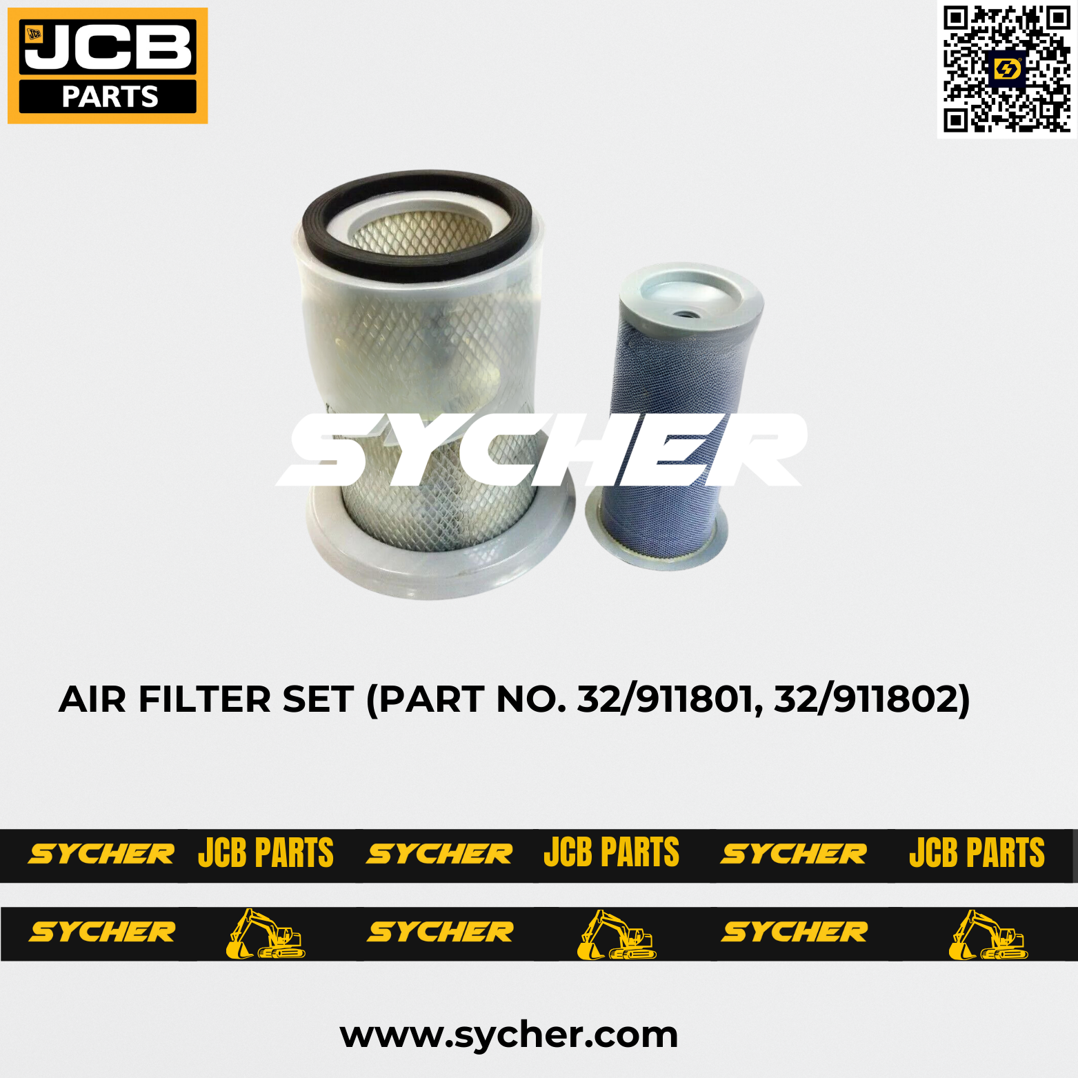 AIR FILTER SET (PART NO. 32/911801, 32/911802)