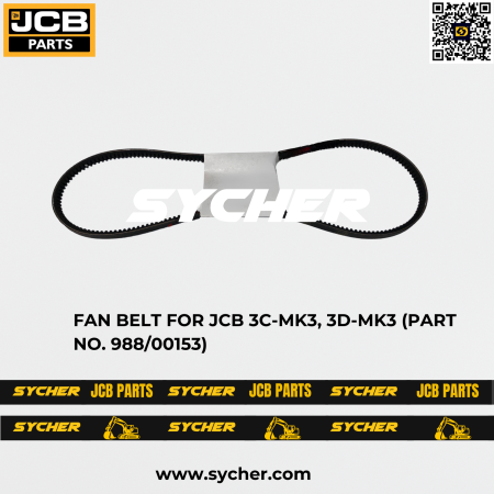 FAN BELT FOR JCB 3C-MK3, 3D-MK3 (PART NO. 988/00153)