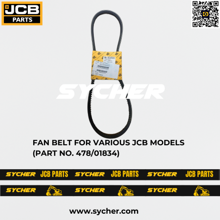 FAN BELT FOR VARIOUS JCB MODELS (PART NO. 478/01834)