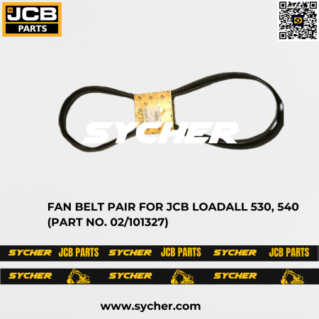 FAN BELT PAIR FOR JCB LOADALL 530, 540 (PART NO. 02/101327)