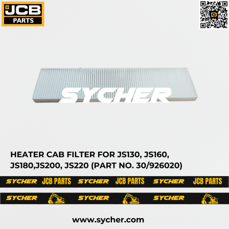 HEATER CAB FILTER FOR JS130, JS160, JS180,JS200, JS220 (PART NO. 30/926020)