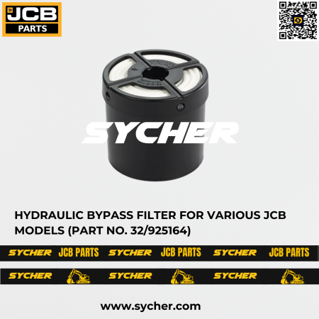 JCB HYDRAULIC BYPASS FILTER FOR VARIOUS JCB MODELS (PART NO. 32/925164)