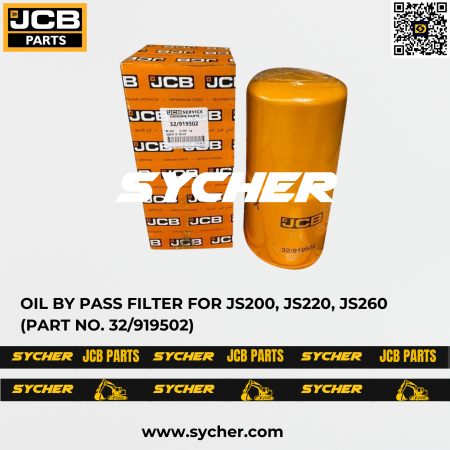 JCB OIL BY PASS FILTER FOR JS200, JS220, JS260 (PART NO.C32/919502)