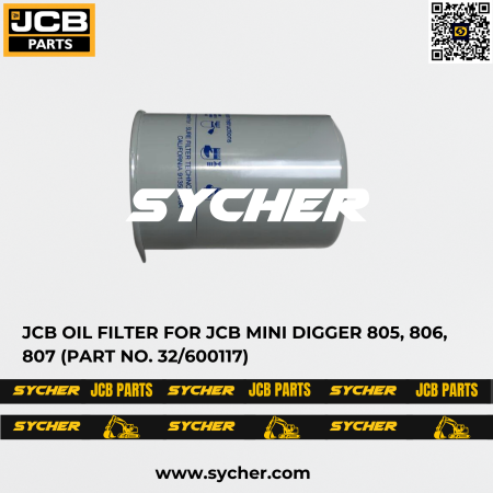 JCB OIL FILTER FOR JCB MINI DIGGER 805, 806, 807 (PART NO. 32/600117)