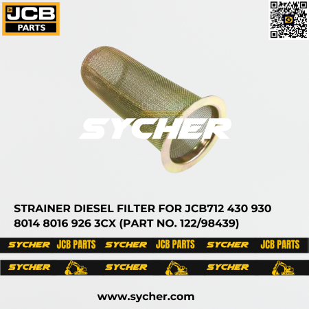 STRAINER DIESEL FILTER FOR JCB712 430 930 8014 8016 926 3CX (PART NO. 122/98439)