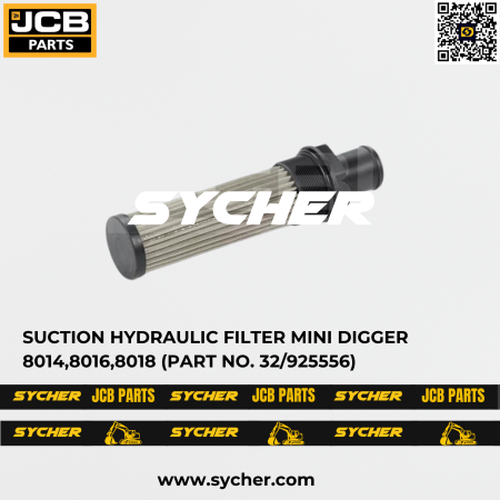 JCB SUCTION HYDRAULIC FILTER MINI DIGGER 8014,8016,8018 (PART NO. 32/925556)