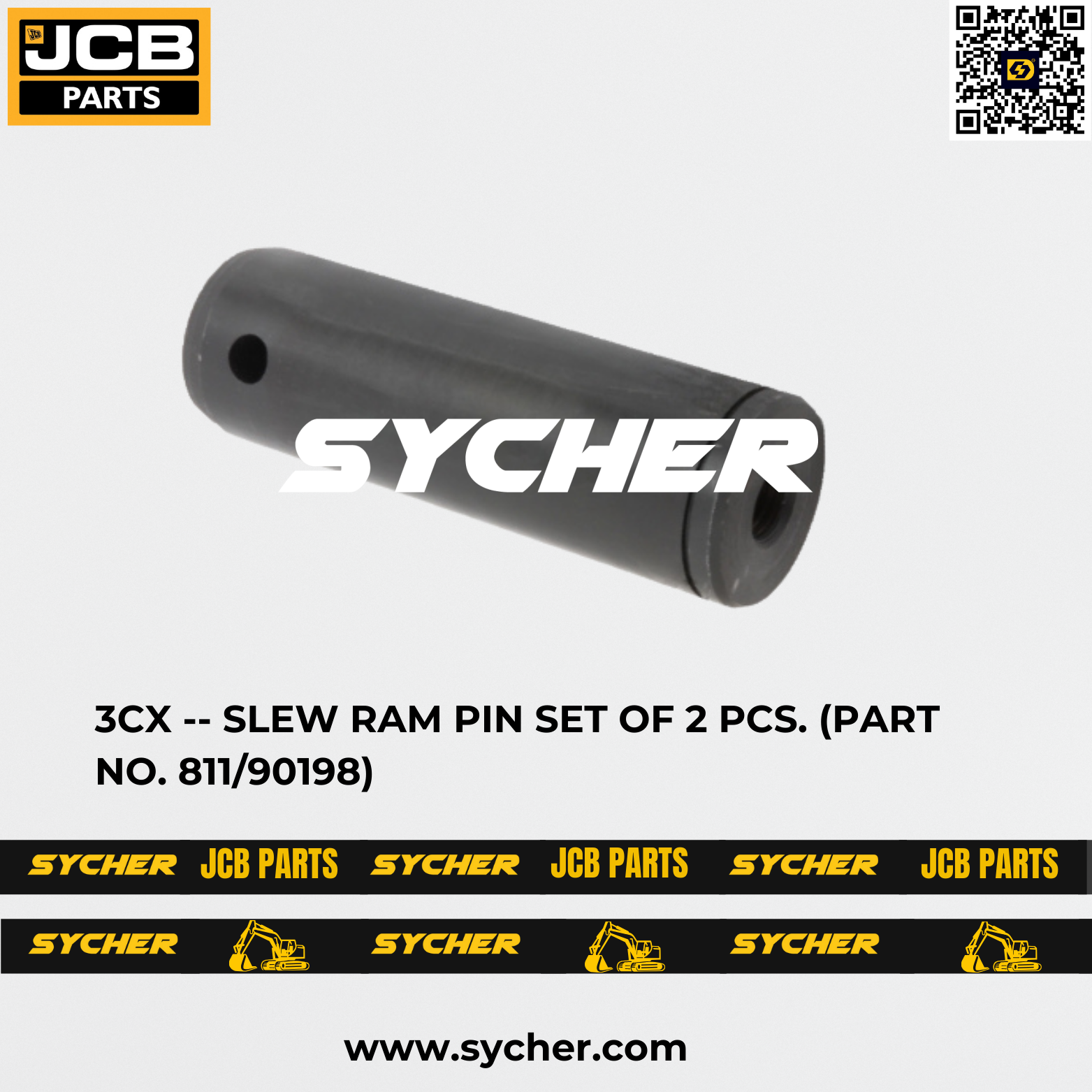 3CX SLEW RAM PIN FOR JCB (PART NO. 811/90198)