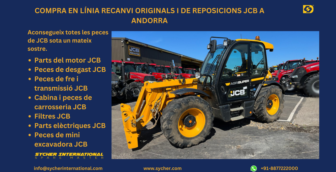 Buy Online JCB Genuine and Replacement Parts in ANDORRA