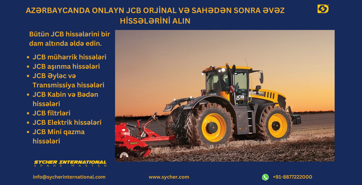 Buy Online JCB Genuine and Replacement Parts in Azerbaijan