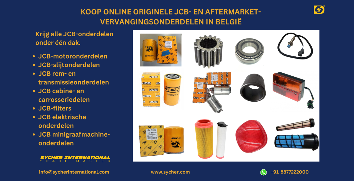 Buy Online JCB Genuine and Replacement Parts in BELGIUM