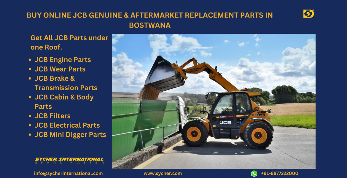 Buy Online JCB Genuine and Replacement Parts in Botswana.