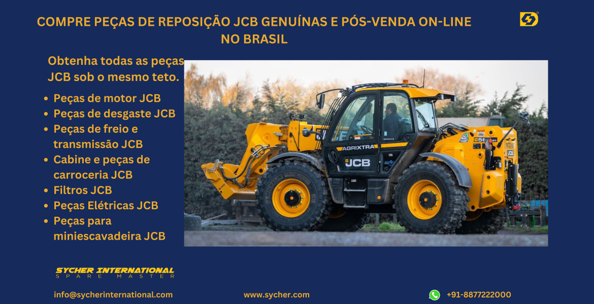 Buy Online JCB Genuine and Replacement Parts in Brazil.