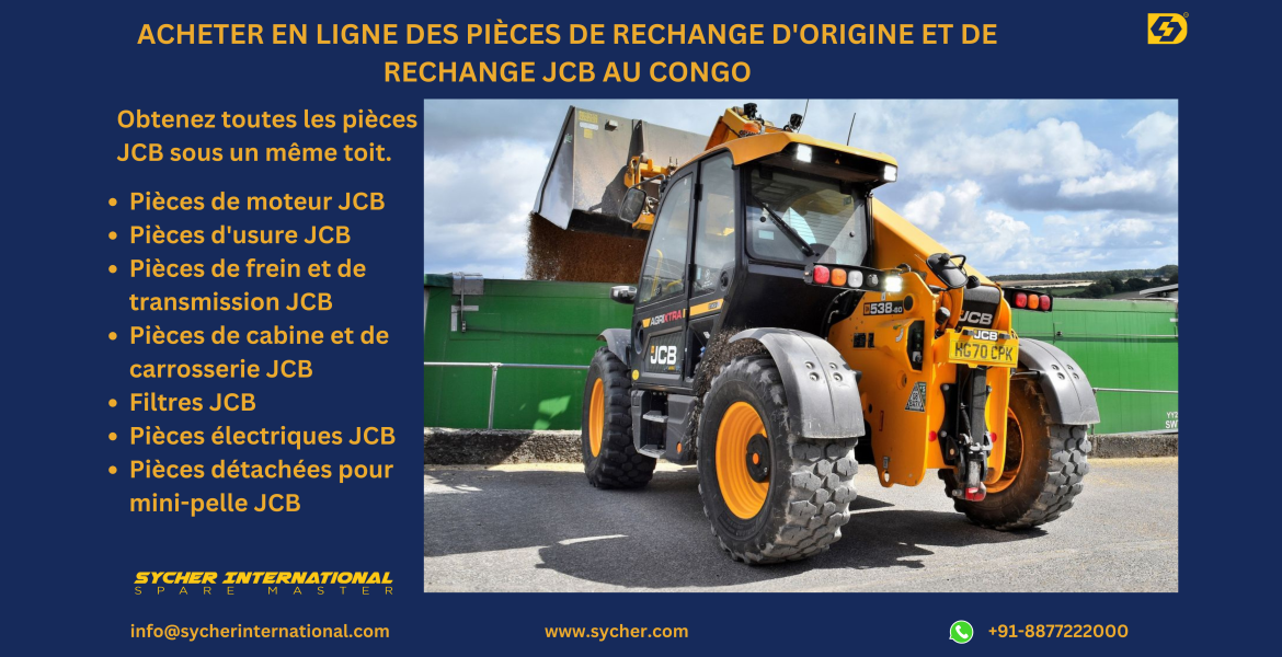 Buy Online JCB Genuine and Replacement Parts in Congo.