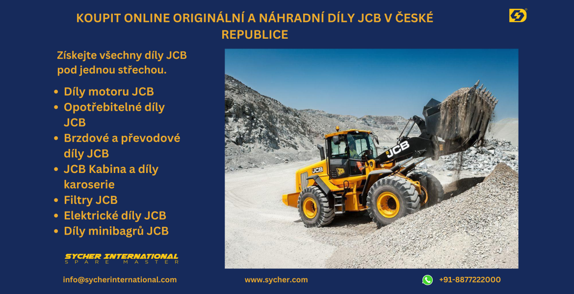 Buy Online JCB Genuine and Replacement Parts in CZECH REBUPLIC