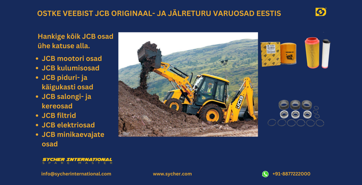 Buy Online JCB Genuine and Replacement Parts in ESTONIA