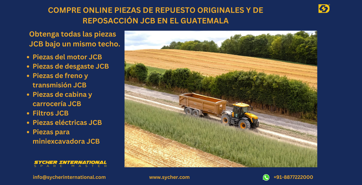 Buy Online JCB Genuine and Replacement Parts in Guatemala.