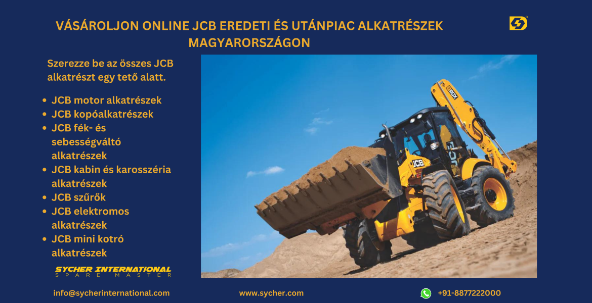 Buy Online JCB Genuine and Replacement Parts in Hungary.