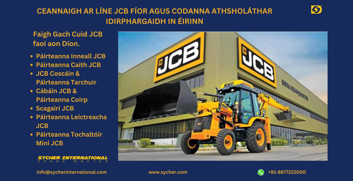 Buy Online JCB Genuine and Replacement Parts in Ireland