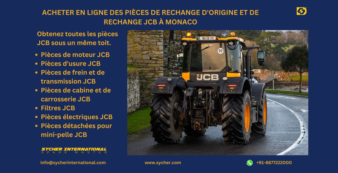 Buy Online JCB Genuine and Replacement Parts in Monaco.