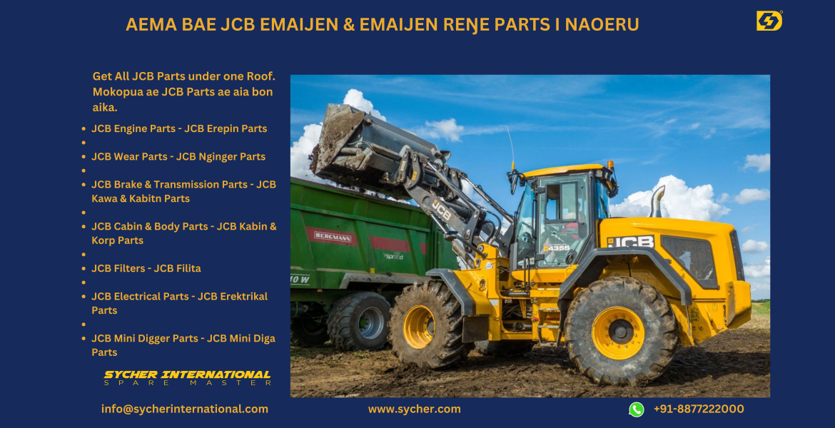 Buy Online JCB Genuine and Replacement Parts in Nauru.