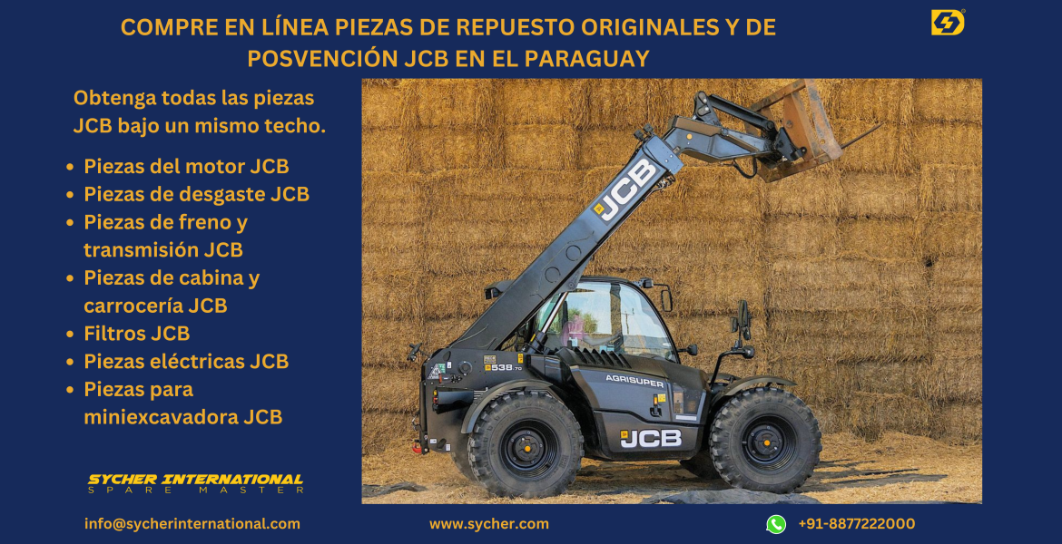 Buy Online JCB Genuine and Replacement Parts in Paraguay.