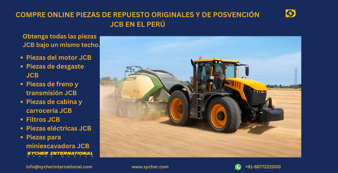 Buy Online JCB Genuine and Replacement Parts in Peru.