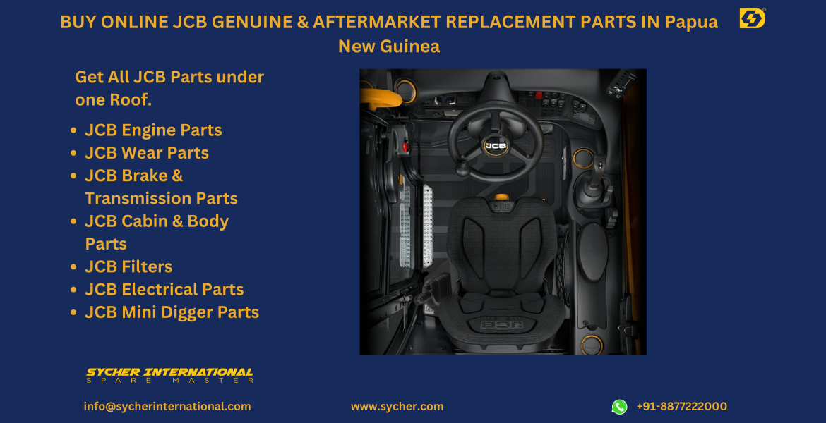 Buy Online JCB Genuine and Replacement Parts in Papua New Guinea.