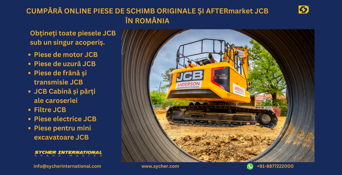 Buy Online JCB Genuine and Replacement Parts in Romania.