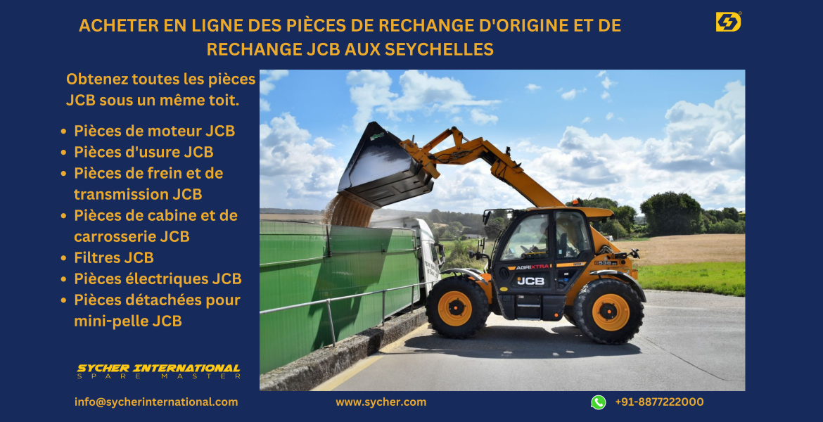 Buy Online JCB Genuine and Replacement Parts in Seychelles