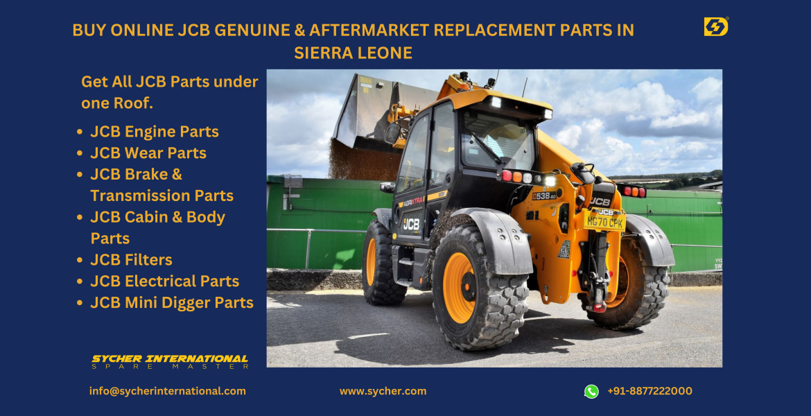 Buy Online JCB Genuine and Replacement Parts in Sierra Leone