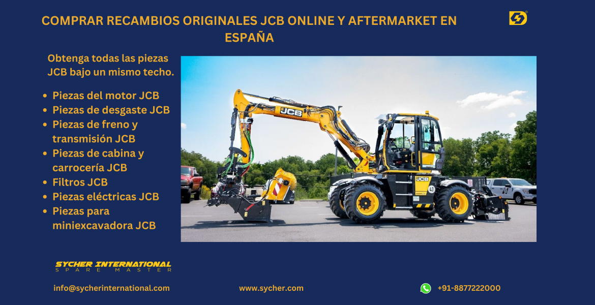 Buy Online JCB Genuine and Replacement Parts in Spain