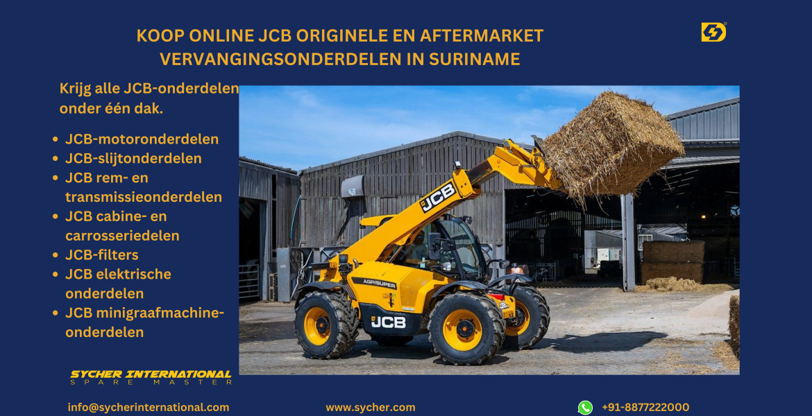 Buy Online JCB Genuine and Replacement Parts in Suriname