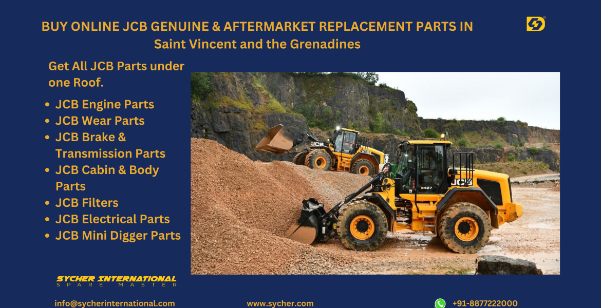 Buy Online JCB Genuine and Replacement Parts in Saint Vincent