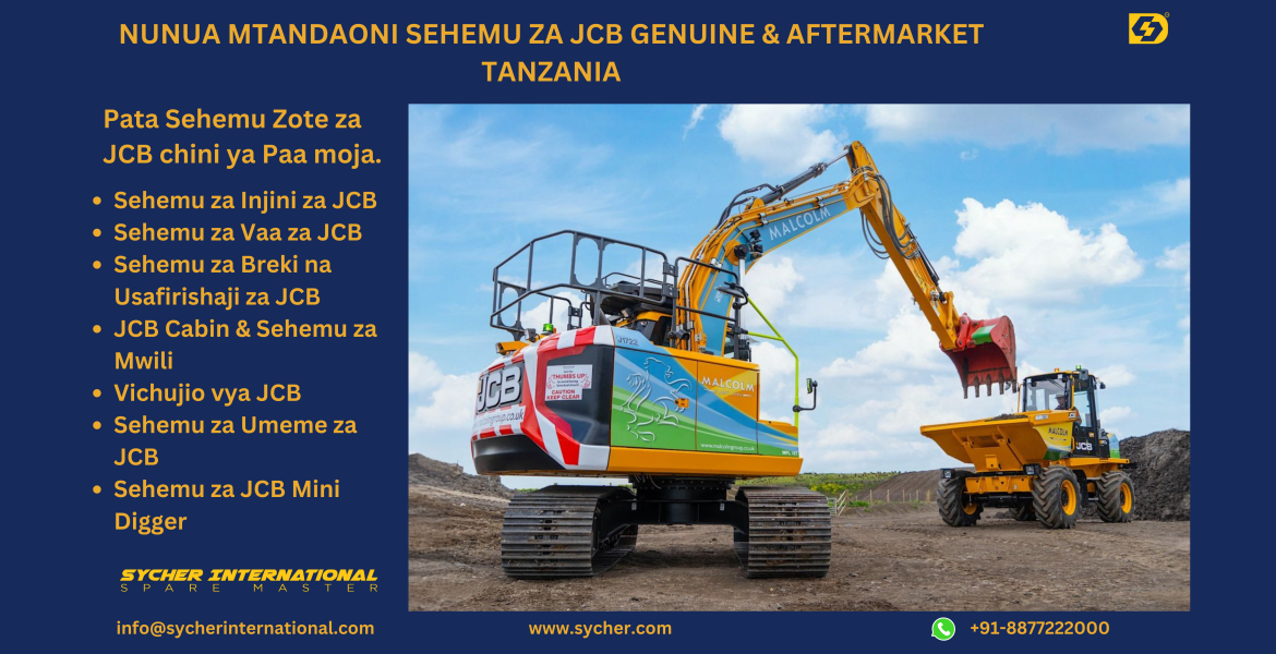 Buy Online JCB Genuine and Replacement Parts in Tanzania