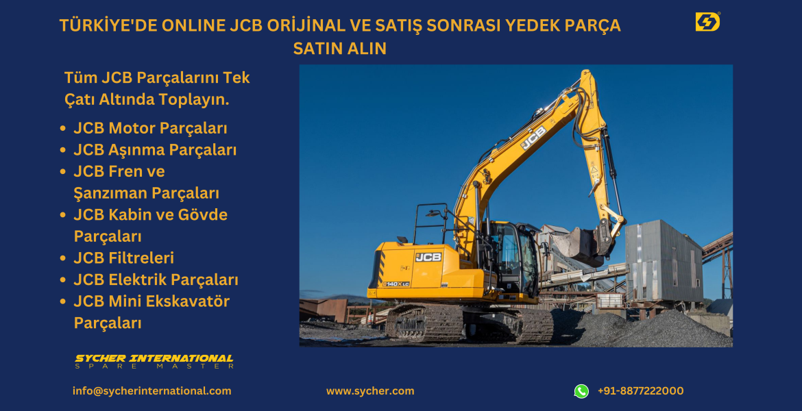 Buy Online JCB Genuine and Replacement Parts in Turkey.