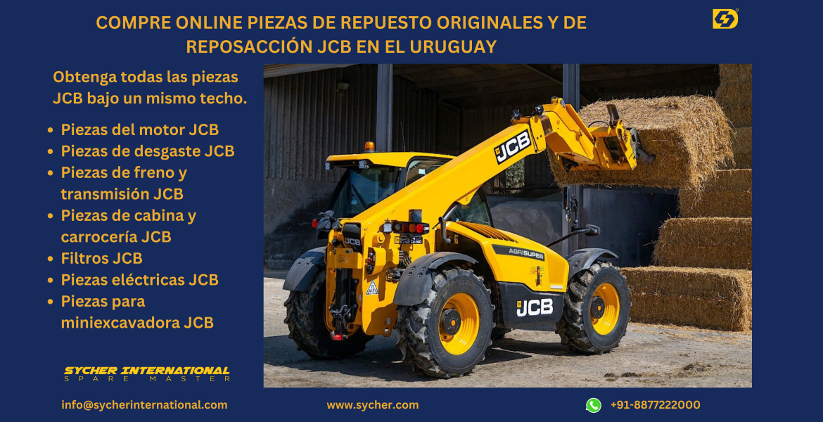 Buy Online JCB Genuine and Replacement Parts in Uruguay.