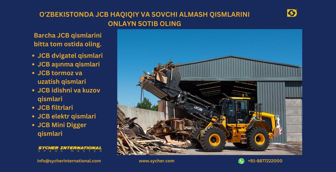 Buy Online JCB Genuine and Replacement Parts in Uzbekistan