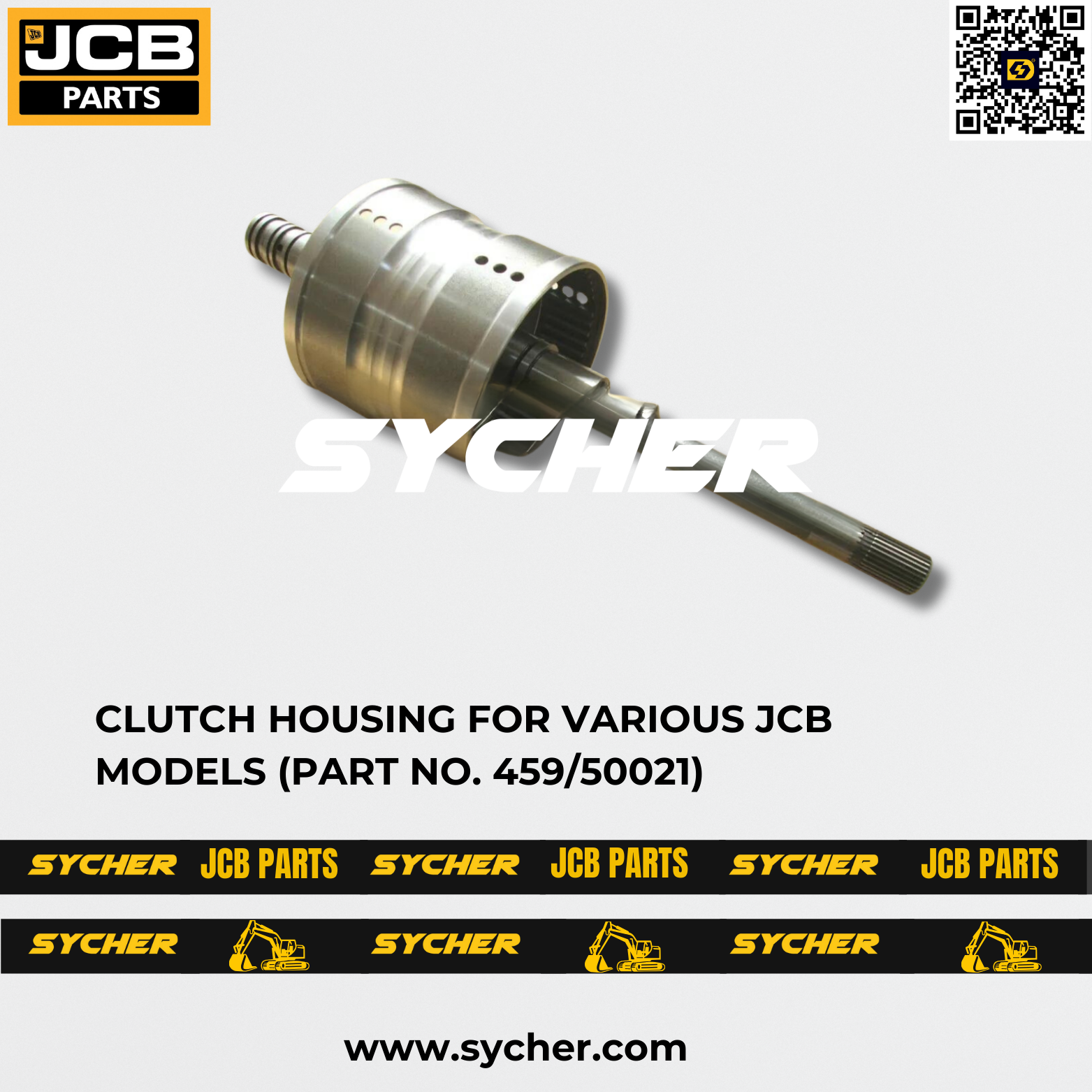 CLUTCH HOUSING FOR VARIOUS JCB MODELS (PART NO. 459/50021)