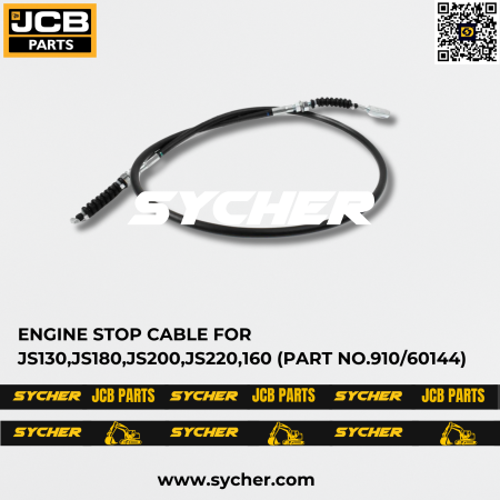 ENGINE STOP CABLE FOR JS130,JS180,JS200,JS220,160 (PART NO.910/60144)
