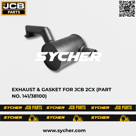 EXHAUST & GASKET FOR JCB 2CX (PART NO. 141/38100)