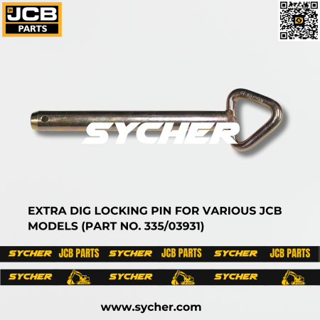 EXTRA DIG LOCKING PIN FOR VARIOUS JCB MODELS (PART NO. 335/03931)