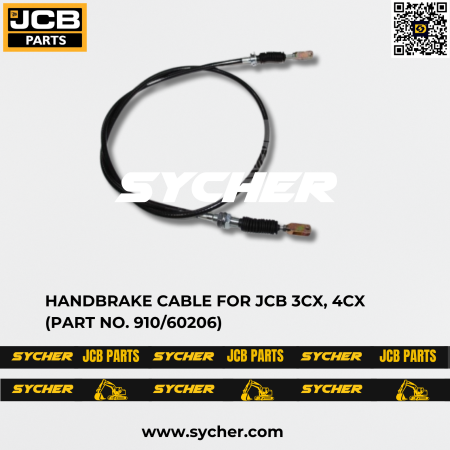 HANDBRAKE CABLE FOR JCB 3CX, 4CX (PART NO. 910/60206)