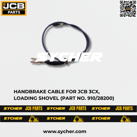 HANDBRAKE CABLE FOR JCB 3CX, LOADING SHOVEL (PART NO. 910/28200)