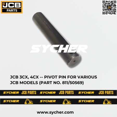 PIVOT PIN FOR VARIOUS JCB MODELS (PART NO. 811/50569)